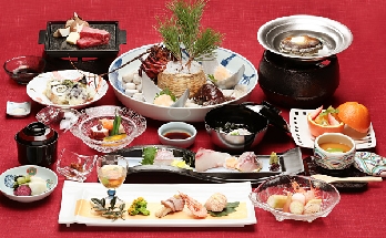 Ise lobster and abalone kaiseki cuisine