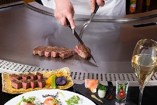 Teppanyaki dinner course