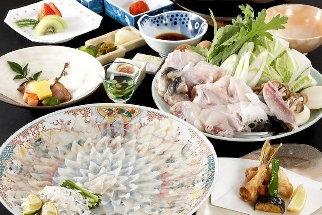 Fugu (Blowfish) full course dinner